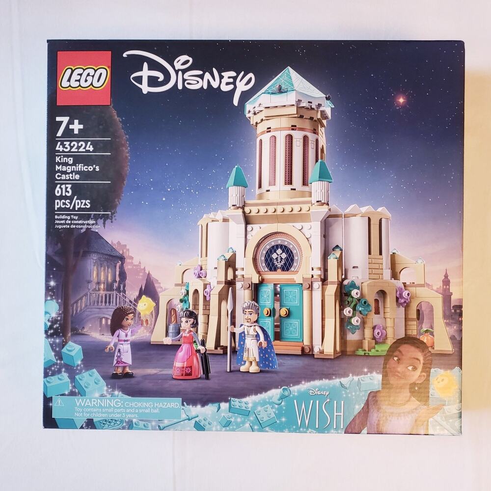 LEGO Disney 43224 King Magnifico's Castle New In Sealed Box Retired Set